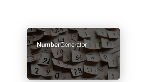 NumberGenerator